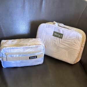 Hurley Palm Print Travel Bags Set